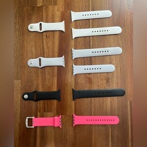 Smartwatch Replacement Bands - Black, Gray, Pink, white & bejeweled